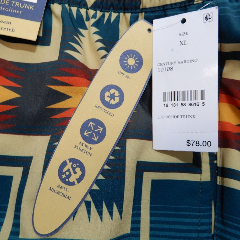 Pendleton Multicolor Patterned Swim Trunks - image 4